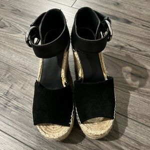 Marc Fisher LTD Alida Espadrille Wedge Sandals Size 6
